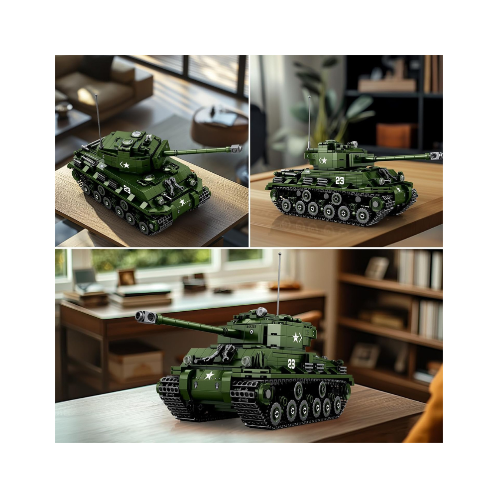 Sherman Tank Building Set – 836 Pieces