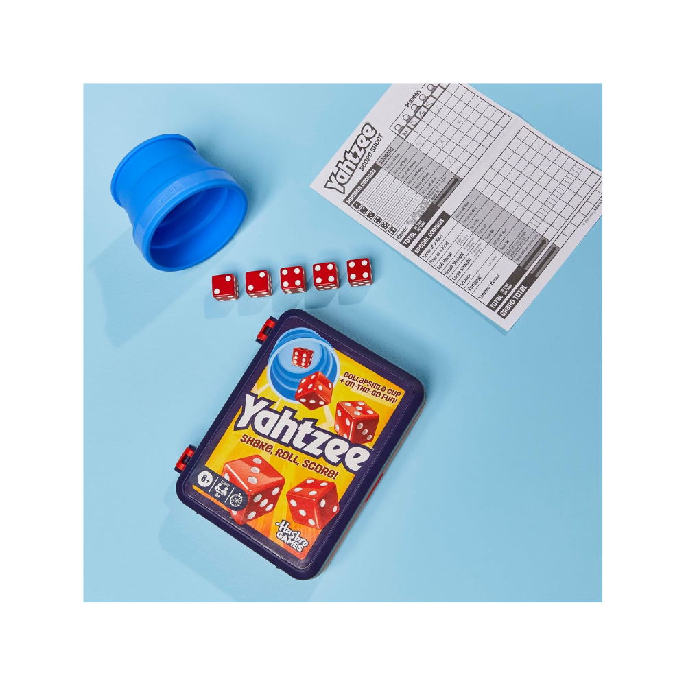 Yahtzee Travel Game – Portable Classic Dice Game