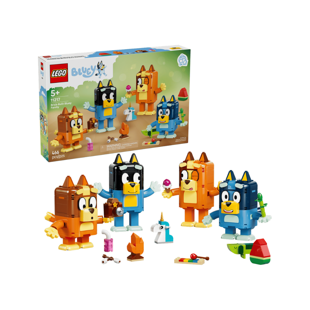 LEGO Bluey Brick-Built Bluey Family 466 Pieces