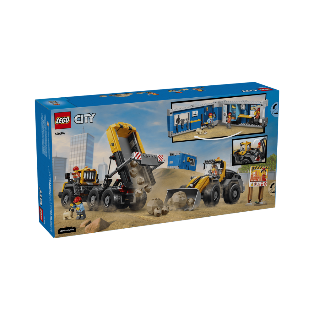 LEGO City Dump Truck & Front End Loader 1132 Pieces