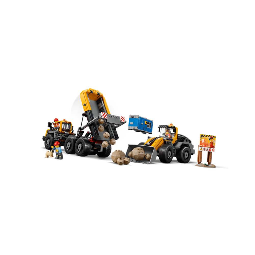 LEGO City Dump Truck & Front End Loader 1132 Pieces