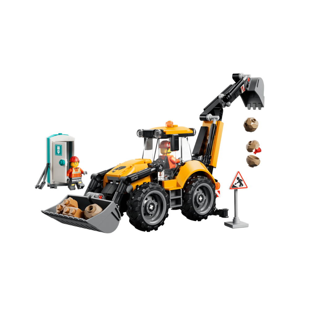 LEGO City Yellow Backhoe Loader 301 Pieces