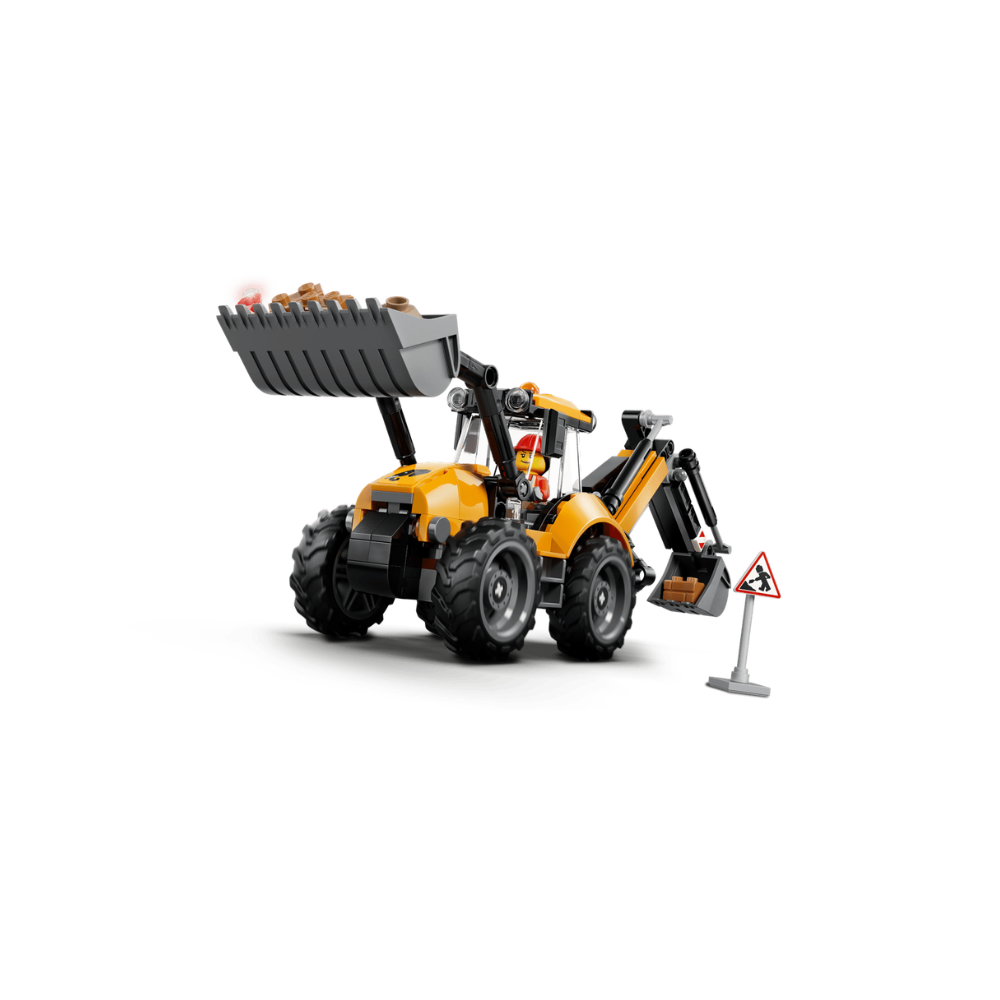 LEGO City Yellow Backhoe Loader 301 Pieces