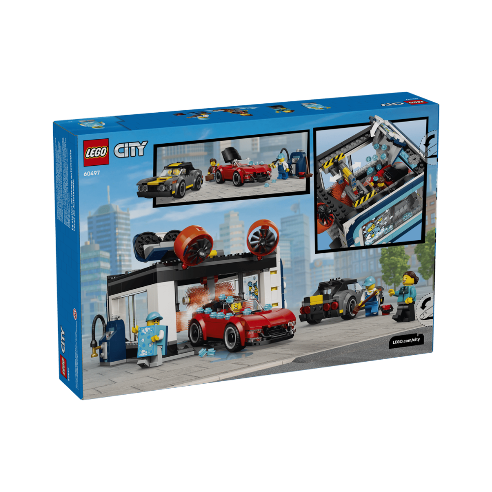 LEGO City Drive-Through Car Wash 583 Pieces