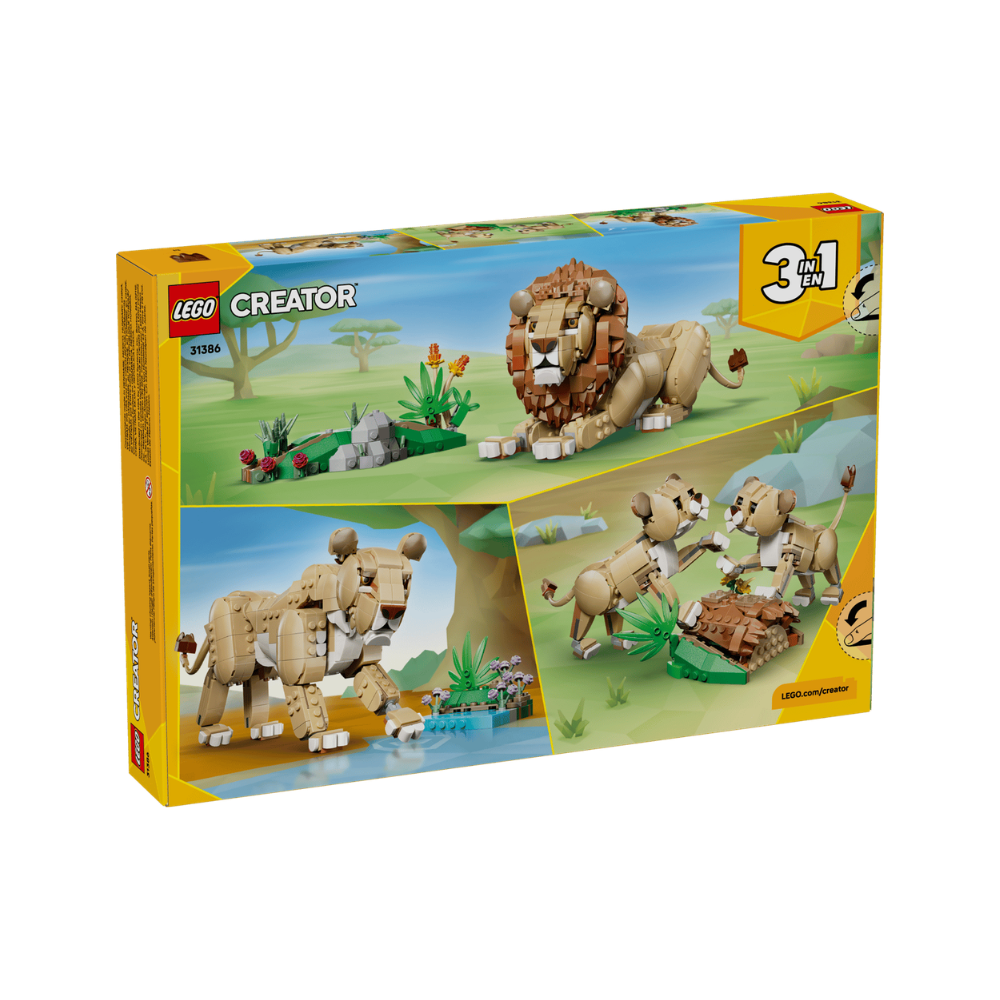LEGO Creator 3-in-1 Wild Animals: Majestic Lion 839 Pieces