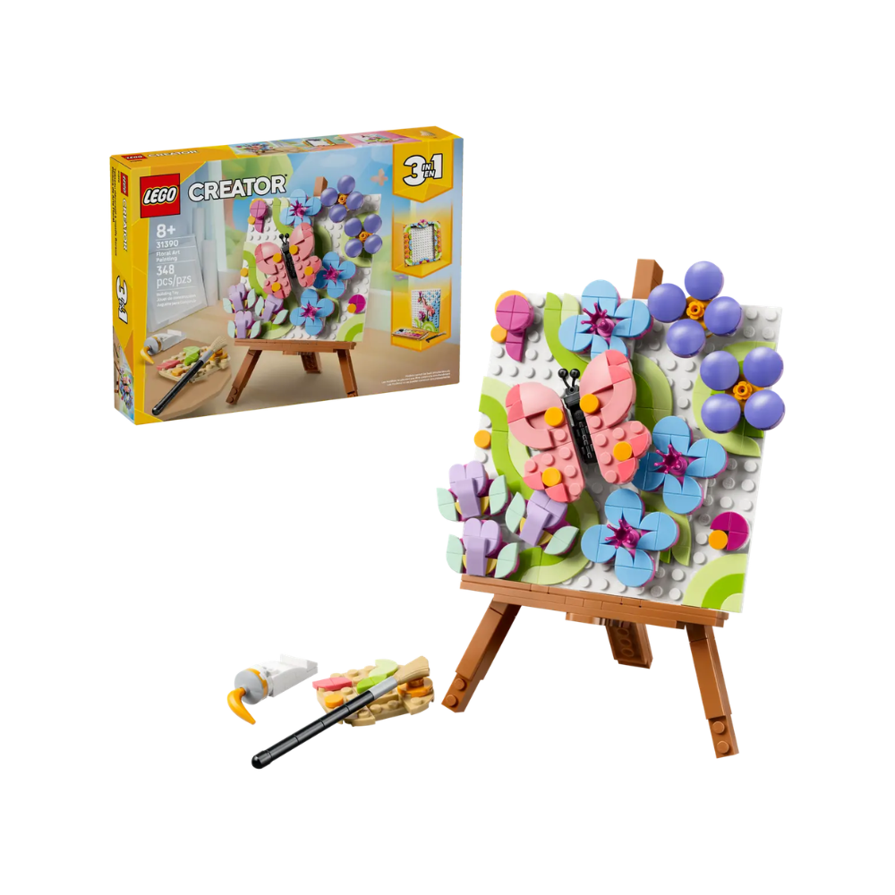 LEGO Creator 3-in-1 Floral Art Decor Painting 348 Pieces