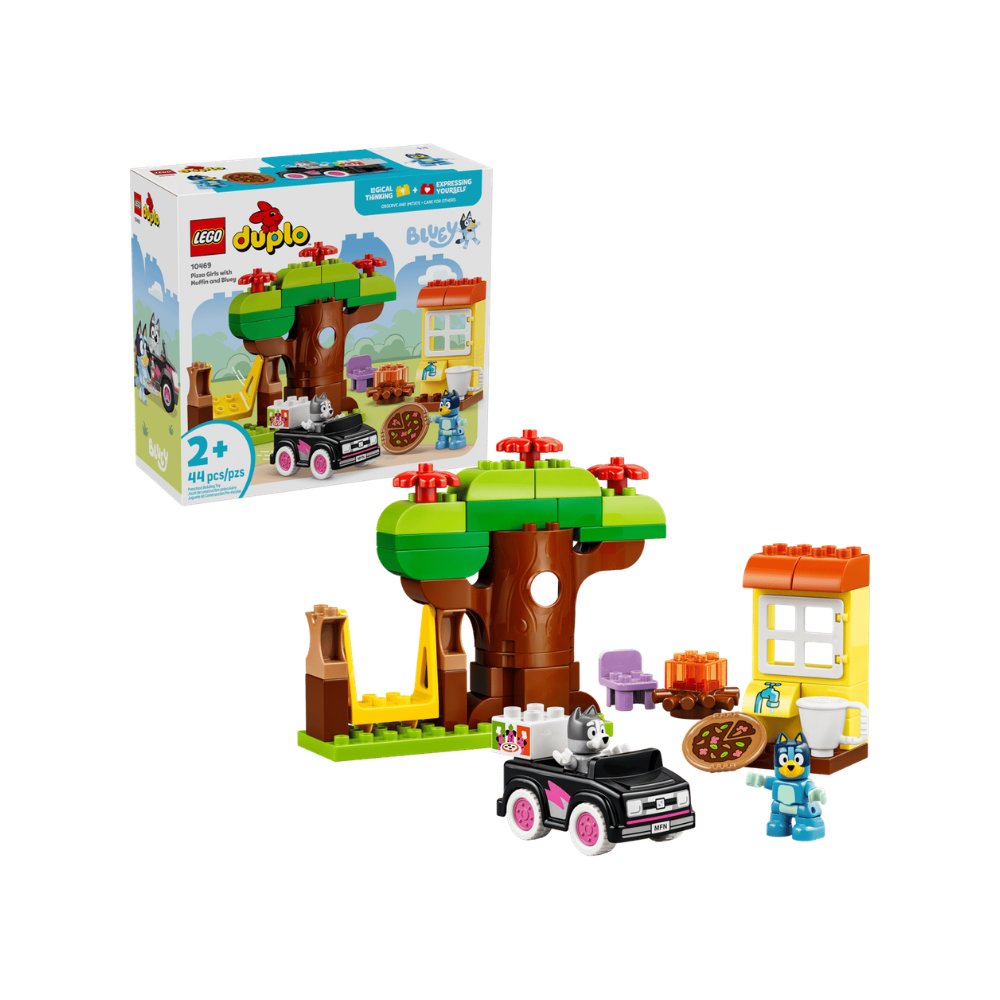 LEGO DUPLO Pizza Girls with Muffin and Bluey 44 Pieces