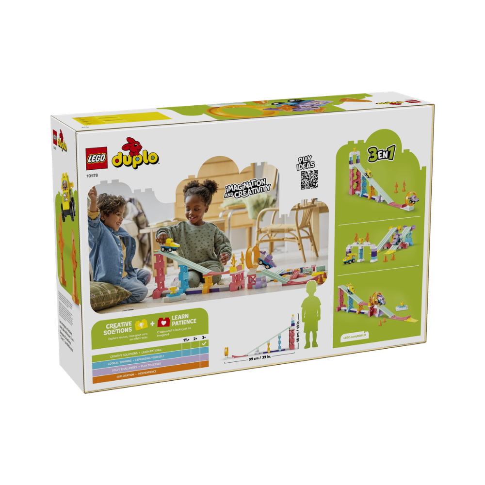 LEGO DUPLO 3 in 1 Creative Ramps with Vehicles 111 Pieces