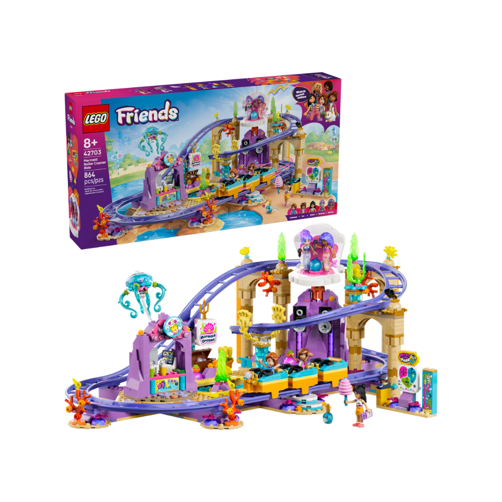 LEGO Friends Mermaid Roller Coaster Ride 864 Pieces