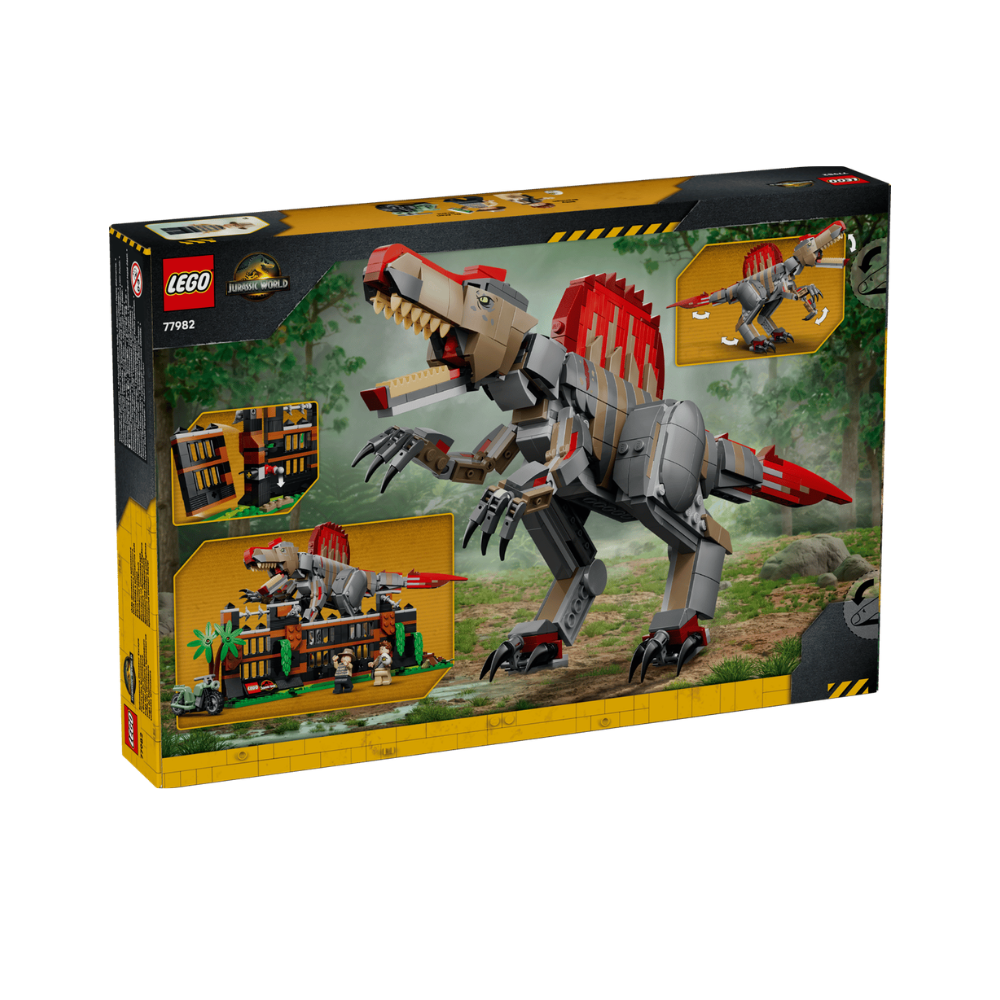 LEGO Jurassic World Spinosaurus Dinosaur Escape 820 Pieces