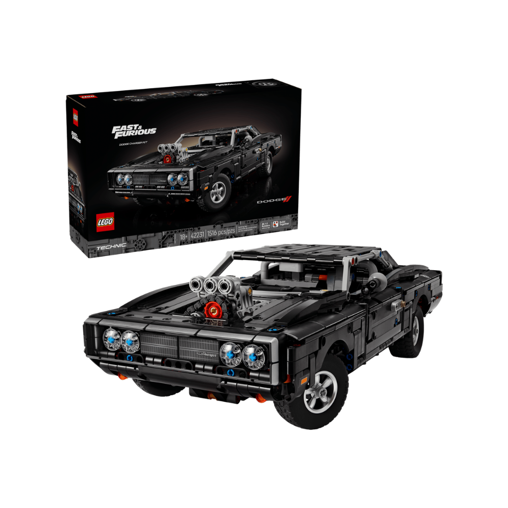 LEGO Technic Fast and Furious Dodge Charger R/T Car – 1516 Pieces