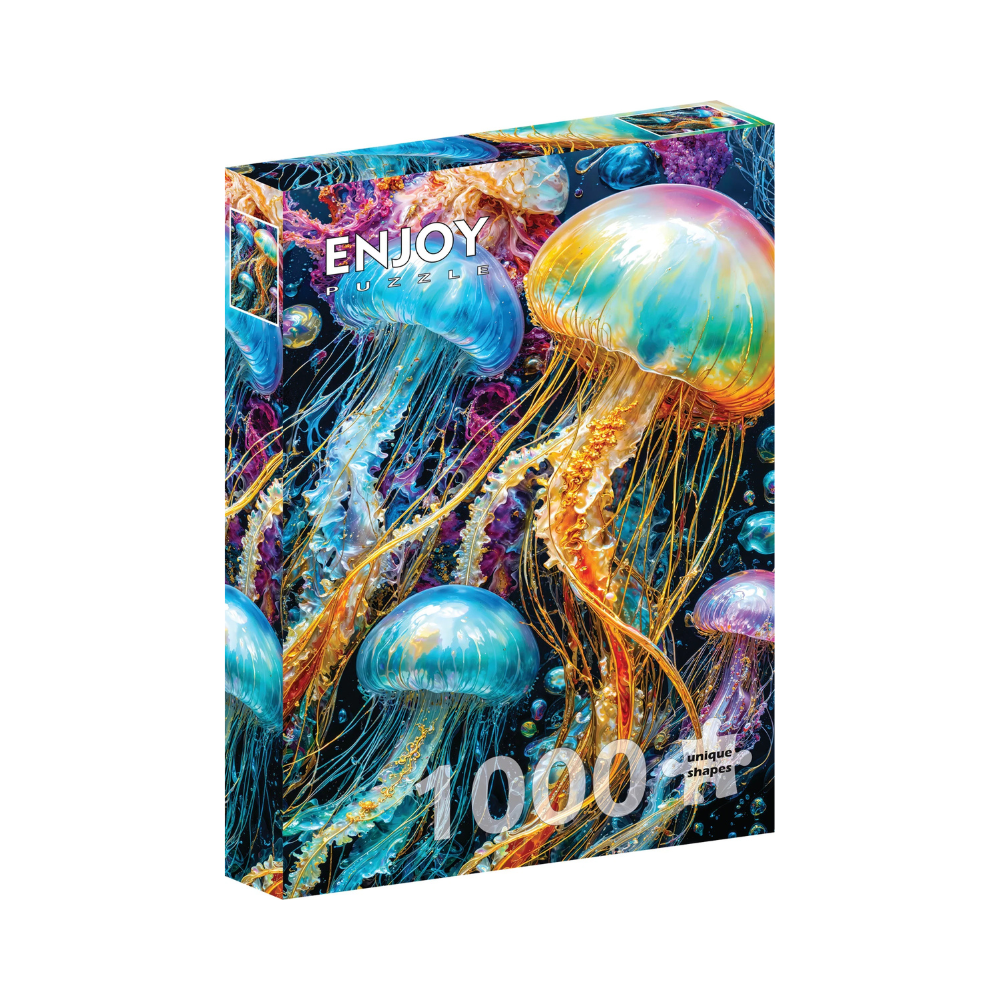 Jellyfish Glow 1000-Piece Jigsaw Puzzle