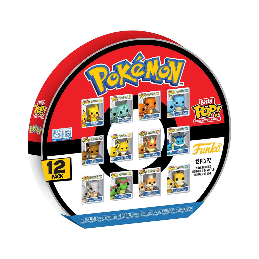 Bitty Pop! Pokemon Collector Pack -12 pieces