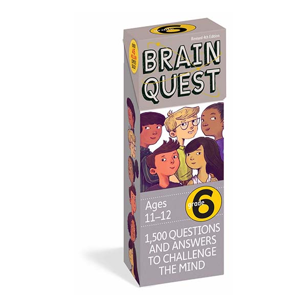 Brain Quest 6Th Grade Q&A Cards 1,500 Questions And Answers Mind