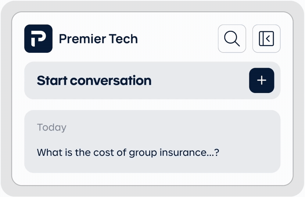 Comparison of brand image applications of Premier Tech and Mirego
