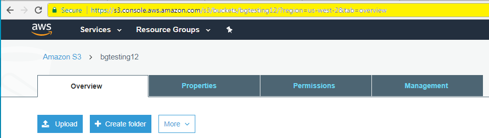 Finding your Amazon S3 Region