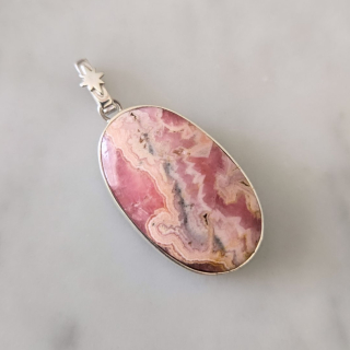 Dije Oval Rodocrosita