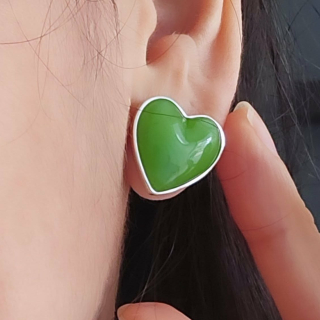 Aretes Maxi Corazon Murano Italiano