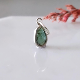 Dije Turmalina Verde Azulado