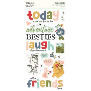 SS - Classic Cheese Pooh stickers foam