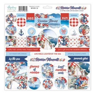 MP - Riviera Moments chipboard