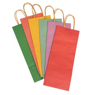 AC - Set bolsas kraft x6 Vino