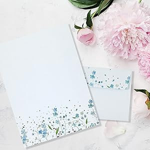 PP - Papeles Flores azules