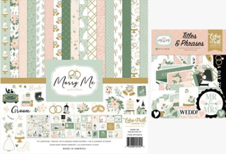 EP - Marry me Pack kit 30x30 + Efemera titulos y frases