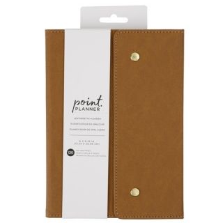 AC - Planner cuerina marron