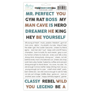MP - Man Cave stickers frases