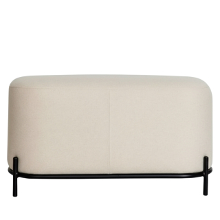 Puff Ottoman Crema 80x45