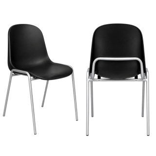 Silla Beta Negro C/Limitador Gris