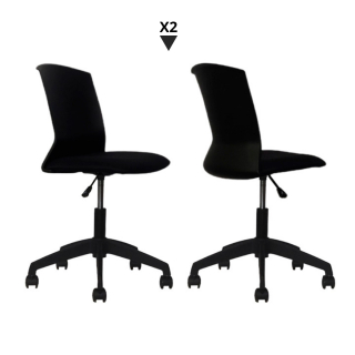 Pack 2 Sillas Morelia Nylon Negro