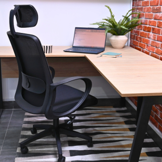 Pack 4 Sillas Lacoste c/Cabezal Negra