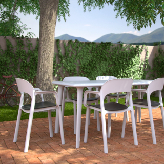 Pack 2 Sillas Ona CB Blanco/Gris