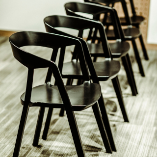 Pack 6 Sillas Alice Negro