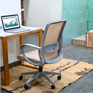 Pack 2 Sillas Lacoste Beige Claro Estructura Gris