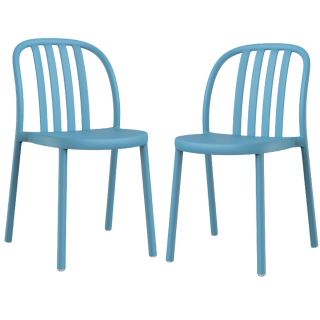 Silla Sue Lamas Azul Retro