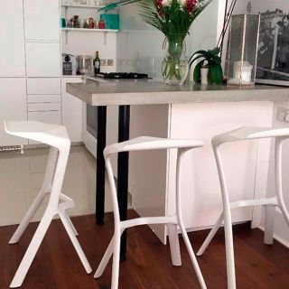 Pack 4 Bancos Trazzo Blanco