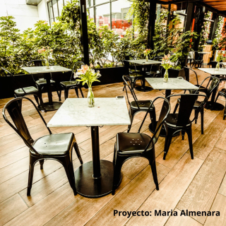 Pack 8 Sillas Vintage Negra