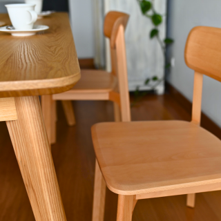 Set 1 Mesa Perfa + 6 Sillas Aramis Wood