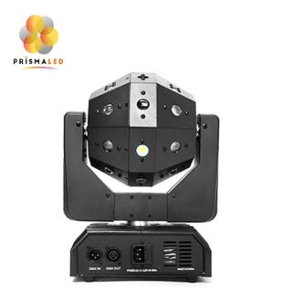 Cabeza Móvil Ball con Láser 3en1