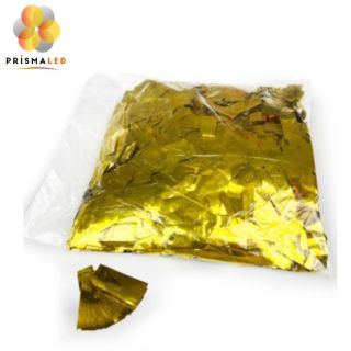 Papel confeti metálico dorado