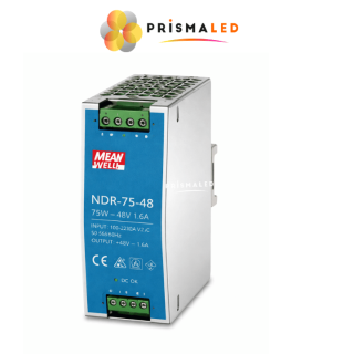 Fuente DIN MEAN WELL NDR-75-48 48V 75W