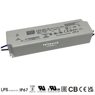 Fuente de poder LPV-60-12 Mean well