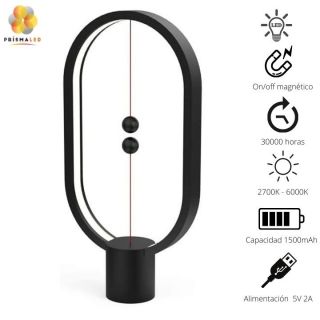 Lámpara Heng de Equilibrio Negro