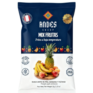 MIX FRUTAS 35G - ANDES CRIPS