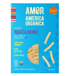 PASTA ANDINA MACARONI 227GR - AMOR AMÉRICA ORGÁNICA