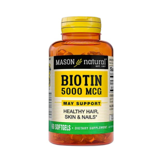 BIOTIN 60SOFTG - MASON NATURAL