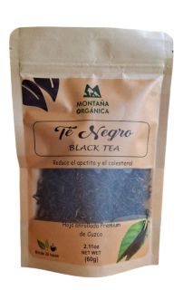 TÉ NEGRO 60GR - MONTAÑA ORGÁNICA